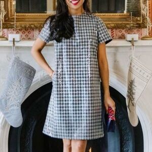 Draper James Sequin Shift Dress. Size 6. NWT